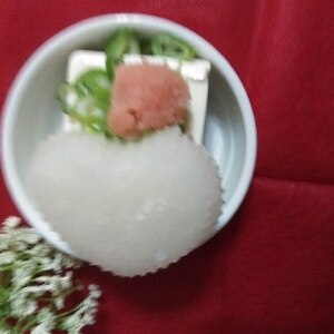 明太子とお豆腐